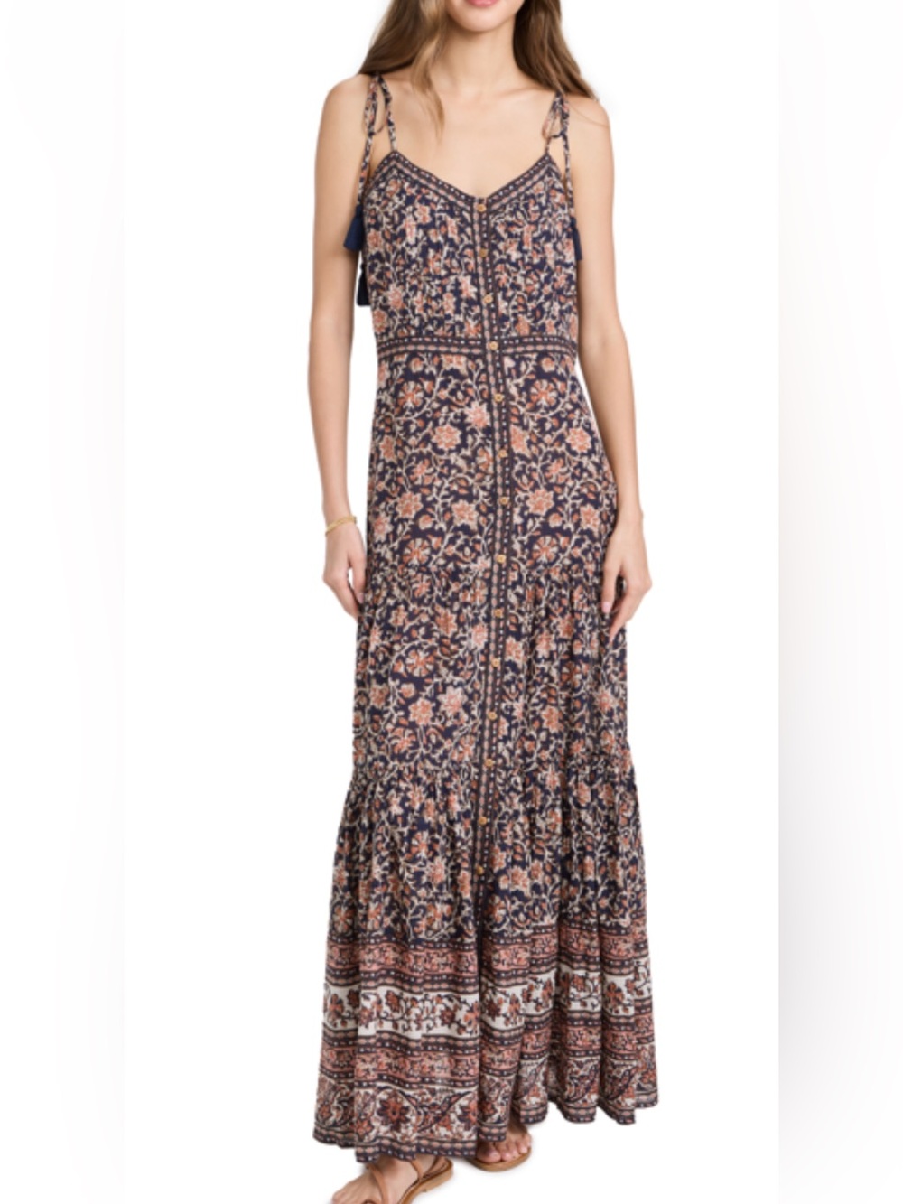 NWT Veronica Beard Windansea Floral Maxi Dress, size small.